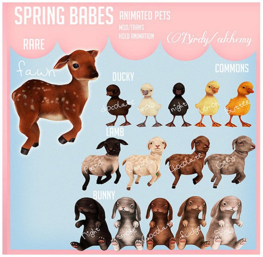 Birdy/Alchemy - Spring Babes - Bunny - Fudge
