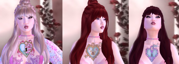 2 :::Sn@tch Heart Locket Tattoos Omega Applier:::