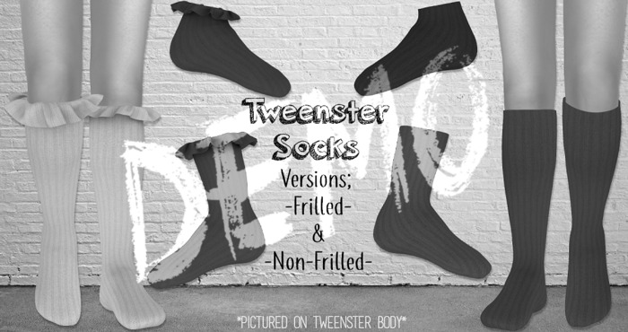 Little Princess - DEMO - Tweenster Socks - Wear Me