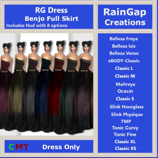 RG DRESS BENJO FULL SKIRT