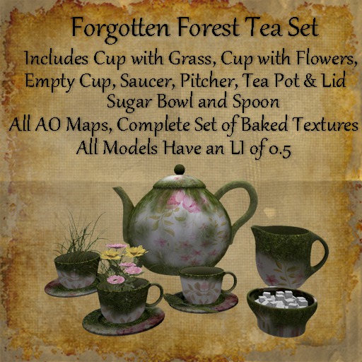 Bad Katz Forgotten Forest Tea Set