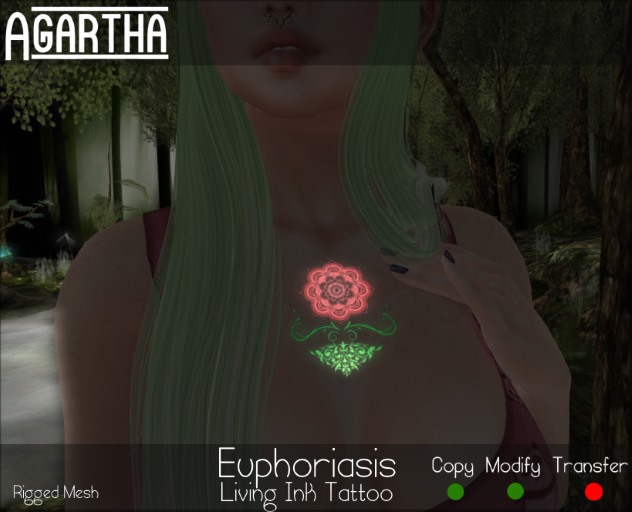 ~. Agartha .~ "Euphoriasis" Living Ink Tattoo v1.0