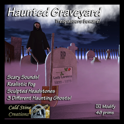 Haunted Graveyard - Halloween Cemetery