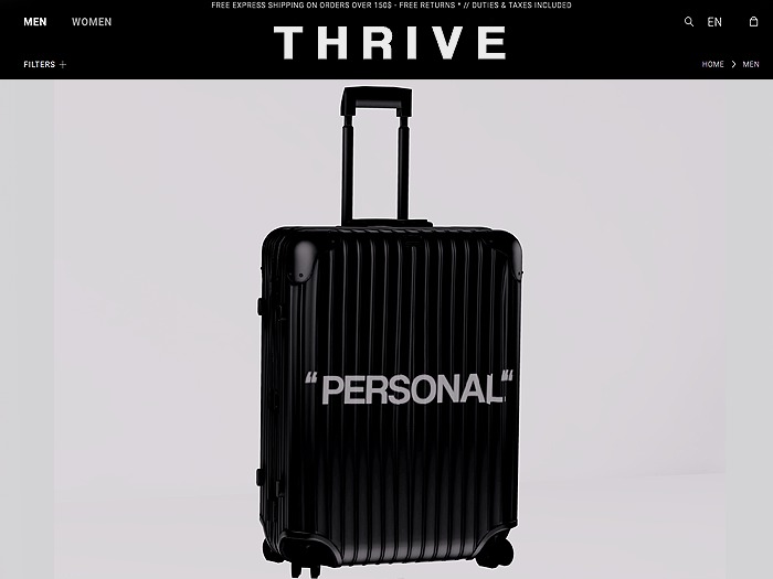 THRIVE: Carry-on Topas Multiwheel - PERSONAL