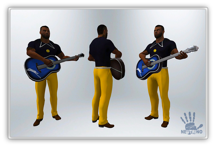 NPC Timothy with guitar