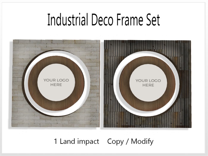 industrian deco frame set