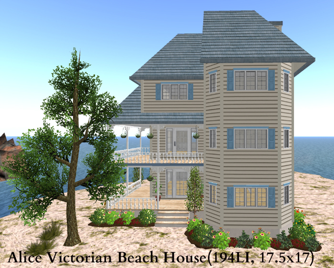 Alice Victorian Beach House(194LI, 17.5x17)