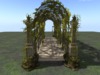 Garden bridge ivy arch 2