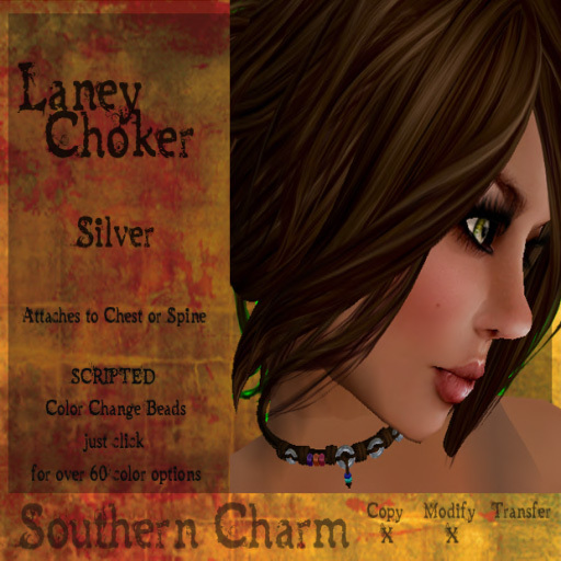 ..::SC::.. Laney Choker - Silver *Boxed*