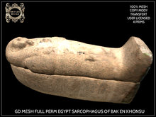 GD MESH FULL PERM EGYPT SARCOPHAGUS OF BAK EN KHONSU