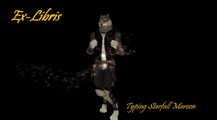 (EL) Typing Vfx Maroon/White Starfall