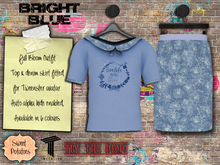 < SP > Full Bloom Outfit for Tweenster - Bright Blue