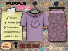 < SP > Full Bloom Outfit for Tweenster - Purple