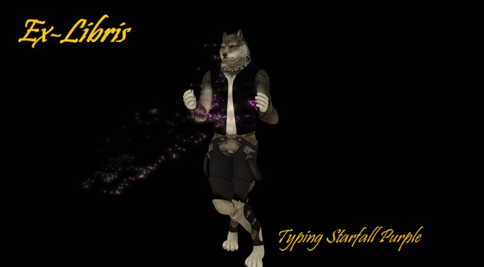 (EL) Typing Vfx Purple/White Starfall
