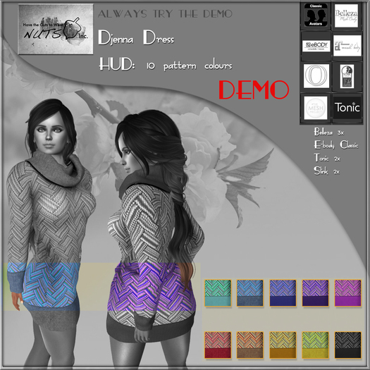 NUTS Inc - Djenna Dress DEMO - Wear/Add me