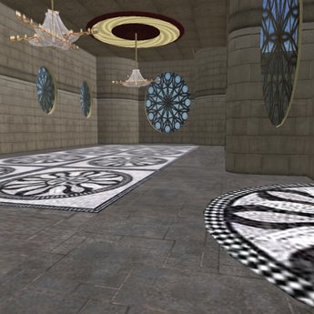 Second Life Marketplace - Castle 32x32 Golden Tower Dungeon