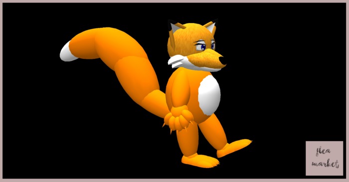 Orange Fox- Flea Market