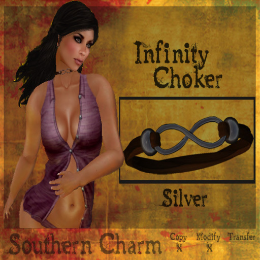 ..::SC::.. Infinity Choker in Silver *Boxed*