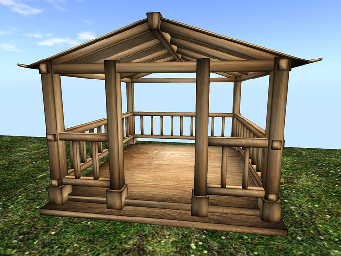 Japanese Pavillion #1_2019 COPY/Mod - Copy/Mod - 4 prims only!