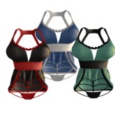 ANTHRO -  SOFIA VALENTINE #3 BLUE BLACK MINT