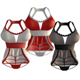 ANTHRO - SOFIA VALENTINE #2 RED GREY WHITE