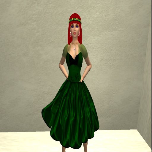 AC Green Silk outfit