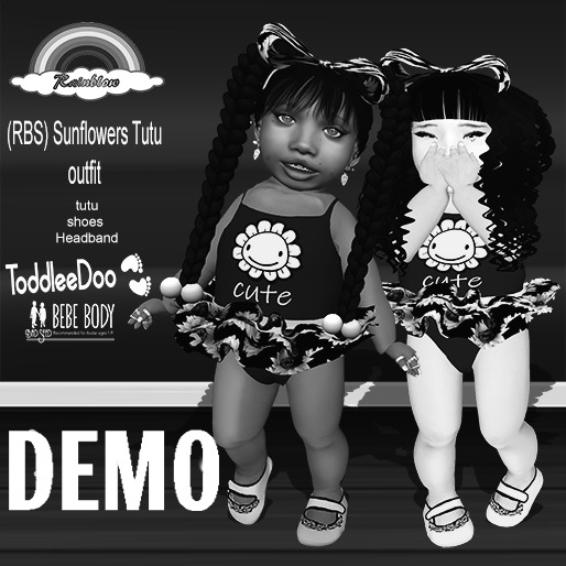 (RBS) Sunflowers Tutu Outfit (DEMO) 