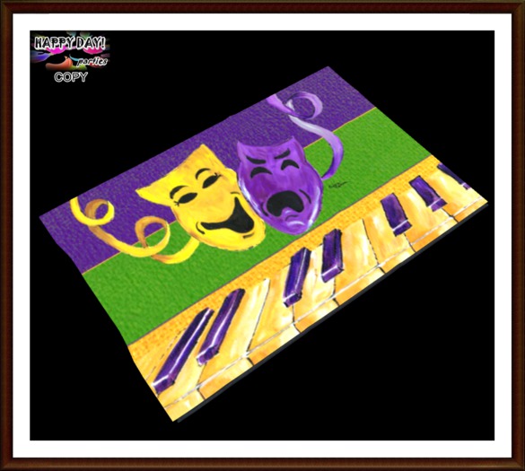 Mardi Gras - Masks Rug