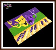 Mardi Gras - Masks Rug