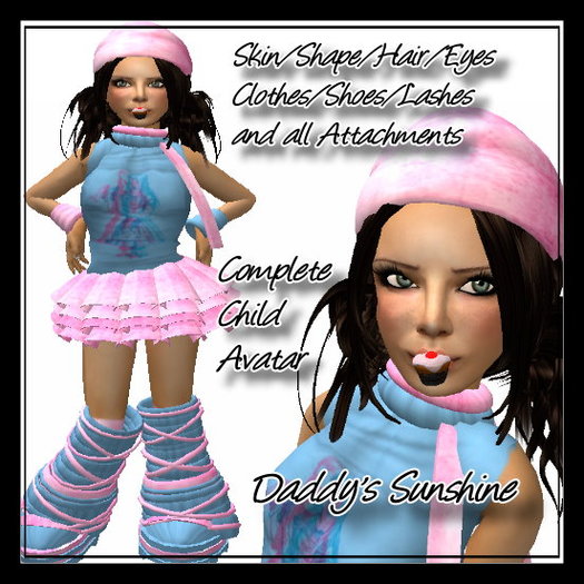 Daddy's Sunshine Complete Child Avatar