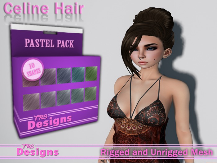 Celine Hair With Hud Pastels
