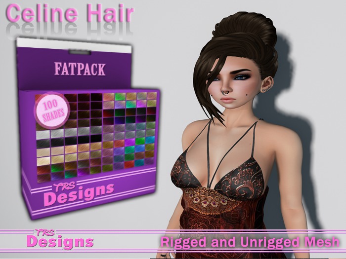 Celine Hair With Hud Fatpack