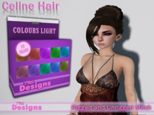 Celine Hair With Hud Colours Light