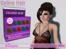 Celine Hair With Hud Colours Dark