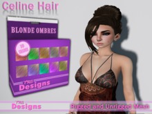 Celine Hair With Hud Blonde Ombres