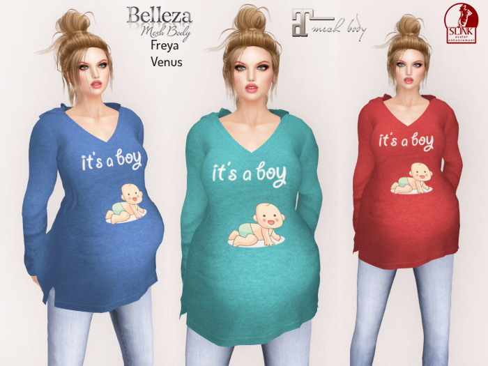 Lovers : Maternity : Hooded Tunic & Pants : it's a boy