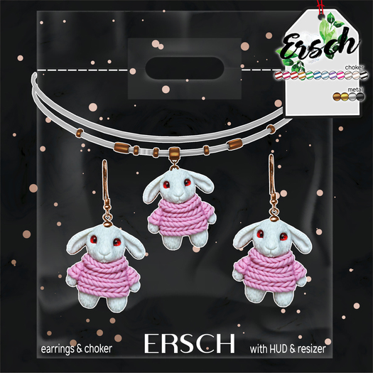 ERSCH - Fluffy Sweaterlover Accessories Rabbit