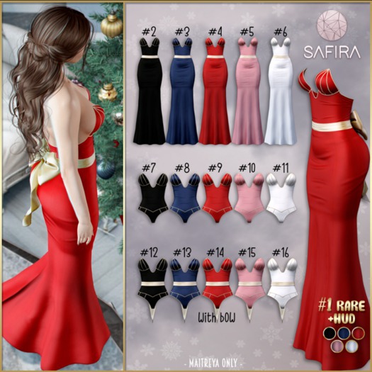 #12 - Safira - Cristine Body+Bow Black (Maitreya)