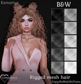 {Limerence} Kamariya hair-B&W