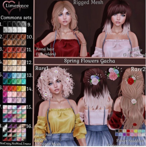 #18 {Limerence} Flowers headdress RARE