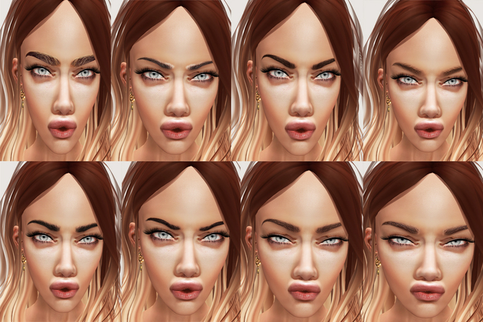 CANDY-LELUTKA EYEBROWS SET