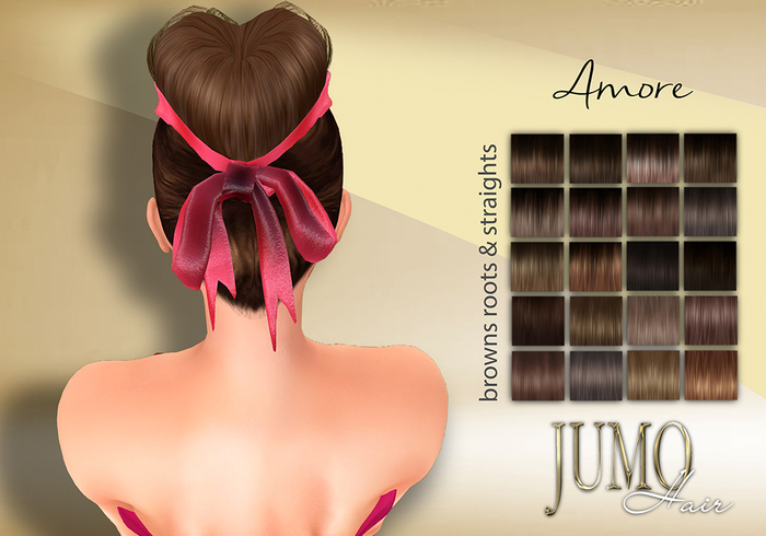 .:JUMO:. Amore Hair Browns - ADD ME*
