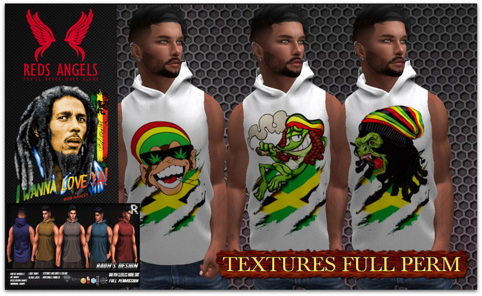 AJ_Raoh- Dani Gym Hoodie Sleevless_FULL PERM TEXTURES_reggae1