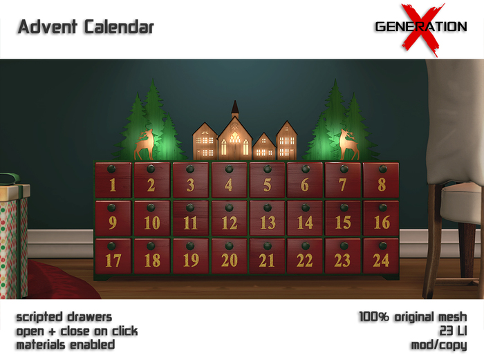 [ GENERATION X ] Advent Calendar