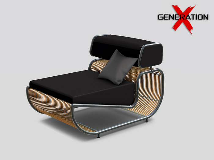 [Generation X] Tamba Outdoor Chair Black