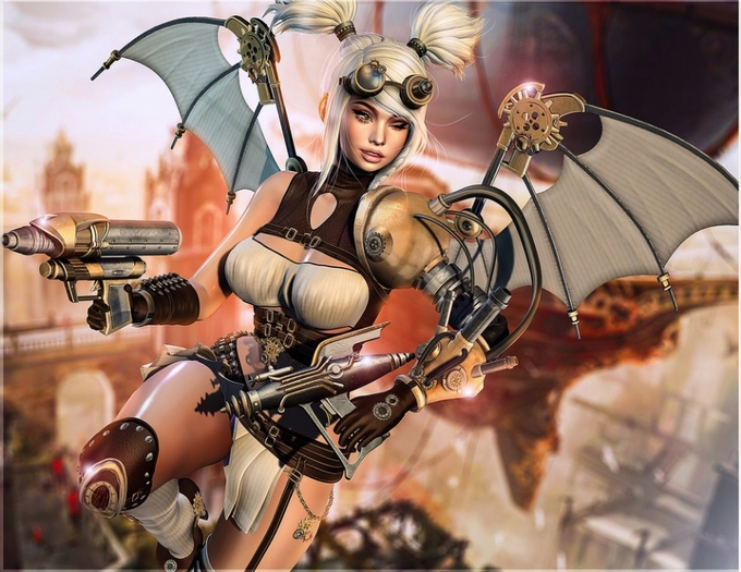 Luas Steam Commander 2 RARES SHOES+BIONIC ARMS MAITREYA