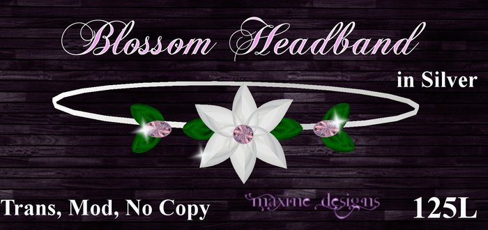 Blossom Headband(S)color changing