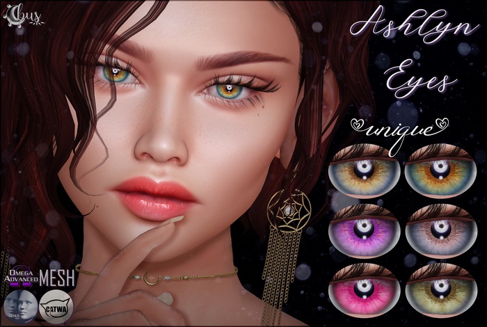-bus- Ashlyn Eyes **UNIQUE PACK** {Genus-Catwa-Mesh-Omega}