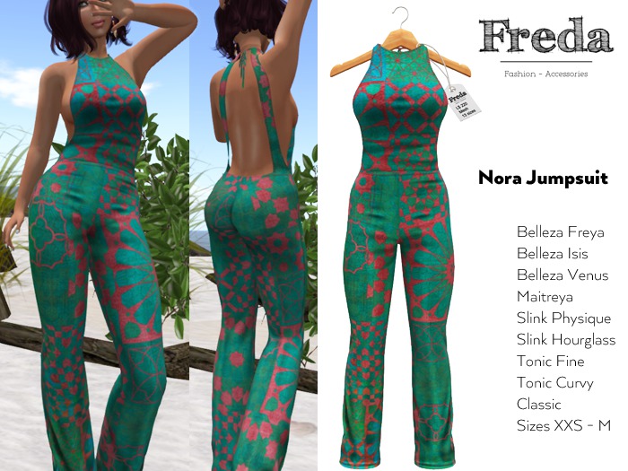 green summer jumpsuit