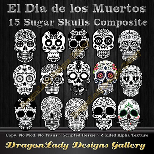 15 Sugar Skulls